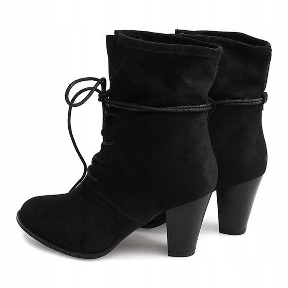 Boots On Heel KA732 Black 1