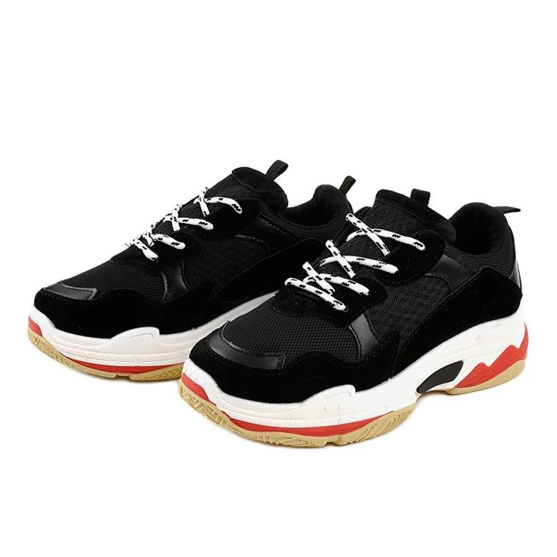Black fashionable LL1710 sports shoes 2