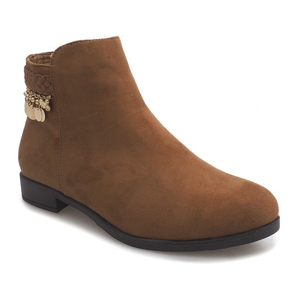 Suede LL113 Camel boots brown 2