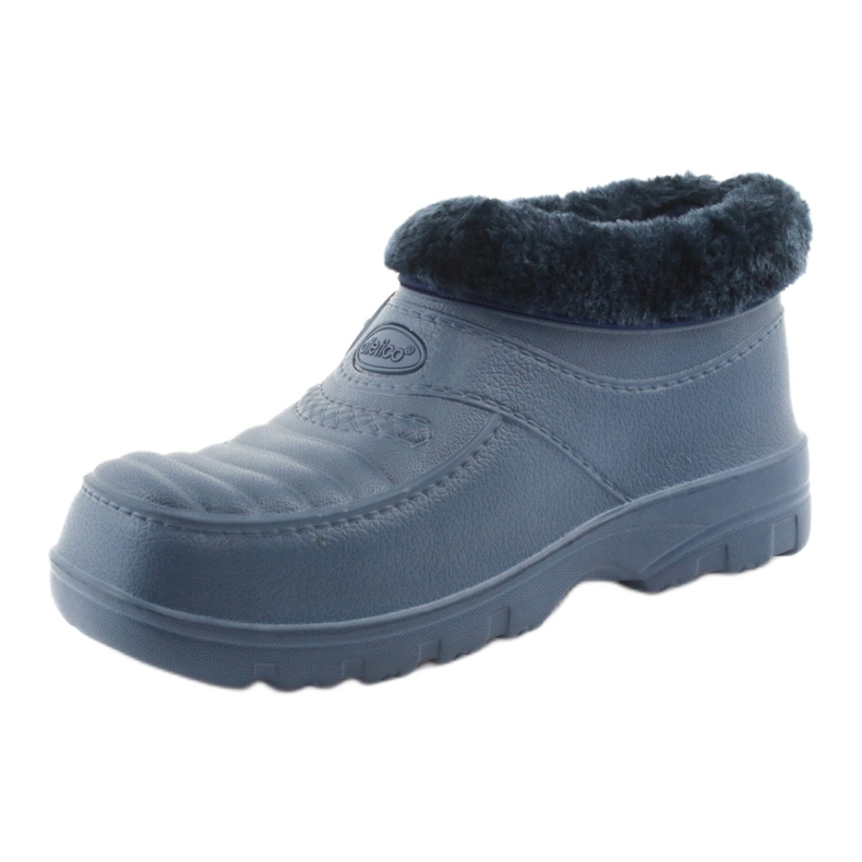 Atletico Galoshes insulated with fur navy blue 2