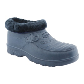 Atletico Galoshes insulated with fur navy blue 1