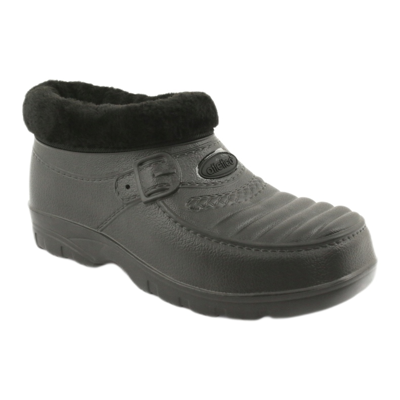 Atletico Galoshes insulated with fur black 1