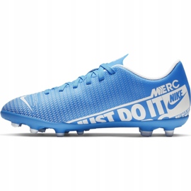 Nike Mercurial Vapor 13 Club FG / MG Jr AT8161-414 football shoes blue blue 2