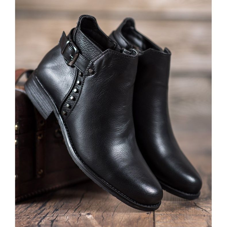 Cm Paris Flat Heel Boots black 1