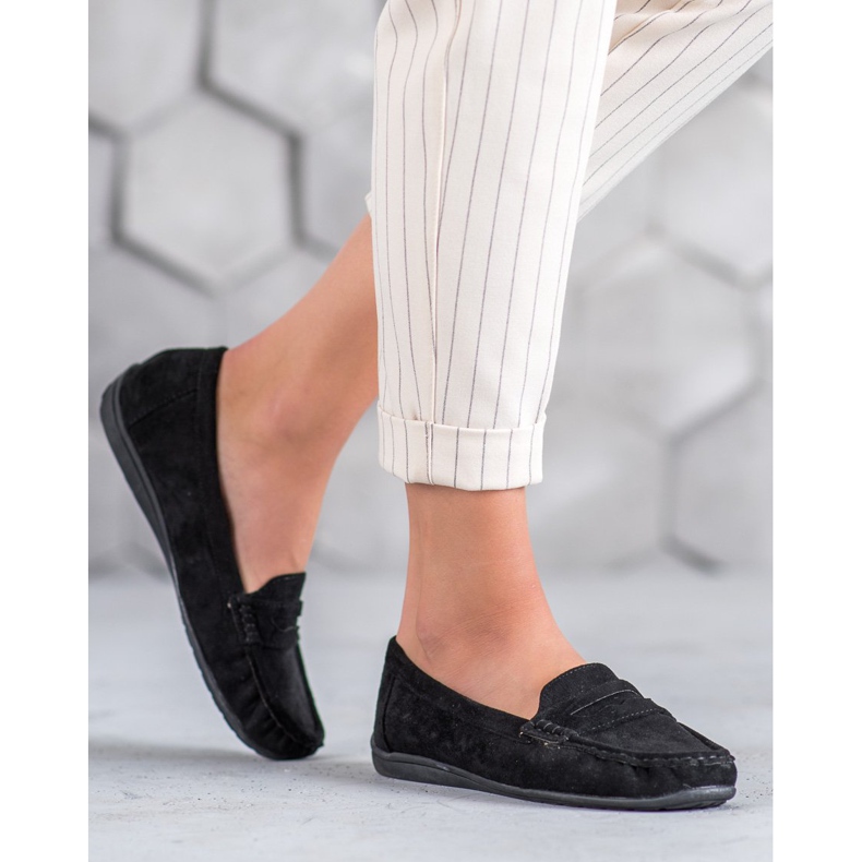 Sixth Sense Suede loafers black 1