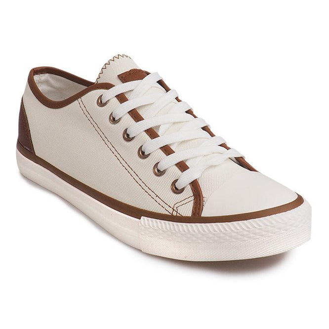 XNO1 White Sneakers brown 1