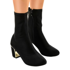 Black high ankle boots on the MJ1521 post 1