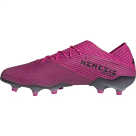 Adidas Nemeziz 19.1 Fg M F34407 football boots pink pink 1