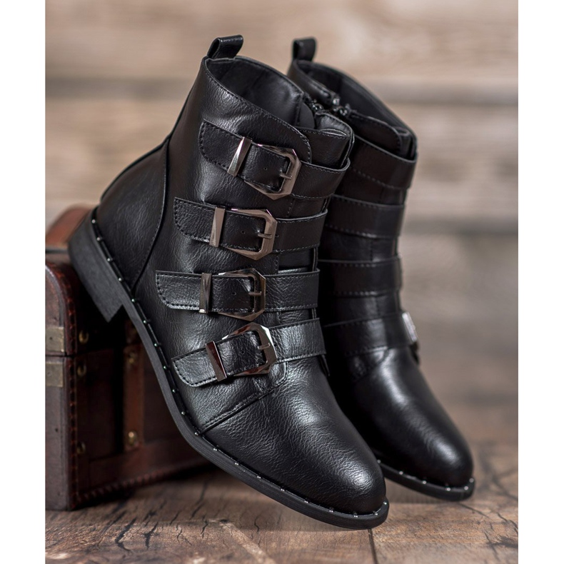 Cm Paris Boots With Buckles black 2