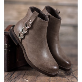 Forever Folie Classic boots with decorations brown 1