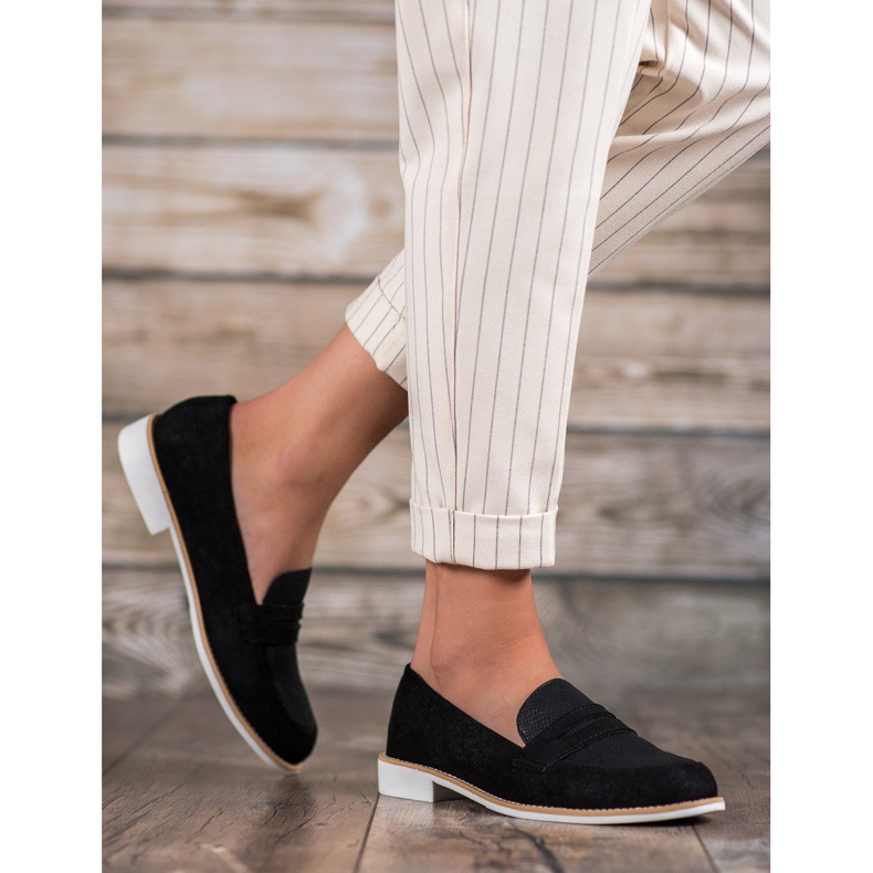 Bestelle Moccasins With Glitter black 1