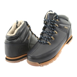 American Club Lace up boots ES40 navy navy blue 3