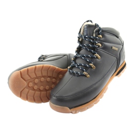 American Club Lace up boots ES40 navy navy blue 4