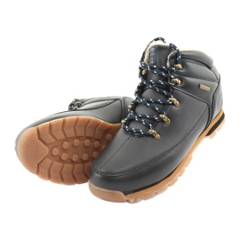 American Club Lace up boots ES39 navy navy blue 4