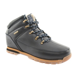 American Club Lace up boots ES39 navy navy blue 1