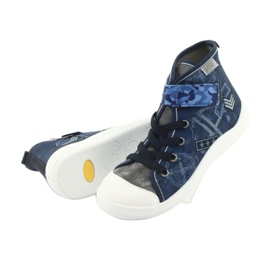 Befado children's shoes 268Y071 navy blue blue grey 4