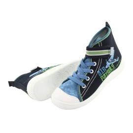 Befado children's shoes 268Y066 navy blue blue green 4