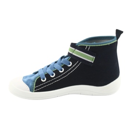 Befado children's shoes 268Y066 navy blue blue green 2