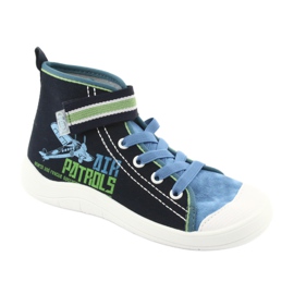 Befado children's shoes 268Y066 navy blue blue green 1 Befado children's shoes 268Y066 navy blue blue green 1
