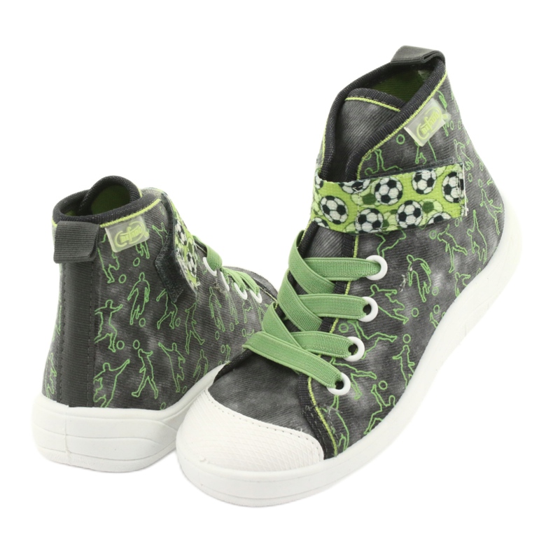 Befado sneakers children's slippers 268x070 gray grey 3 Befado sneakers children's slippers 268x070 gray grey 3