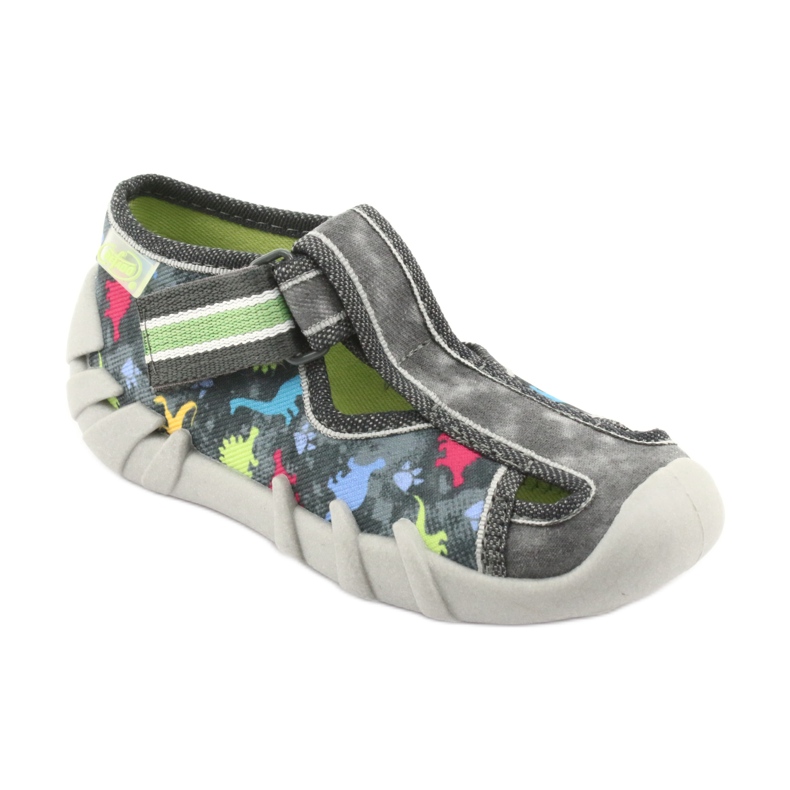 Befado children's shoes 190P089 grey multicolored 2 Befado children's shoes 190P089 grey multicolored 2