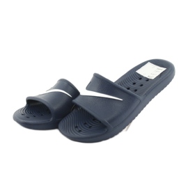 Nike Kawa Shower 832528 400 slippers white navy blue 3 Nike Kawa Shower 832528 400 slippers white navy blue 3