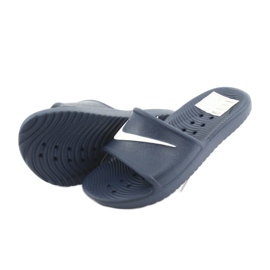 Nike Kawa Shower 832528 400 slippers white navy blue 4