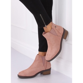 Pink Chelsea boots for women 8B978 Pink 2