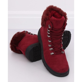 Women's maroon shoes Y260-9 Red 1