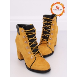 Timber boots high heels honey 995-29 Yellow 1