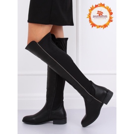 Riding boots with a flexible upper black 17005A-128 Black 1
