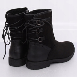 Black insulated boots 8122 Black 1