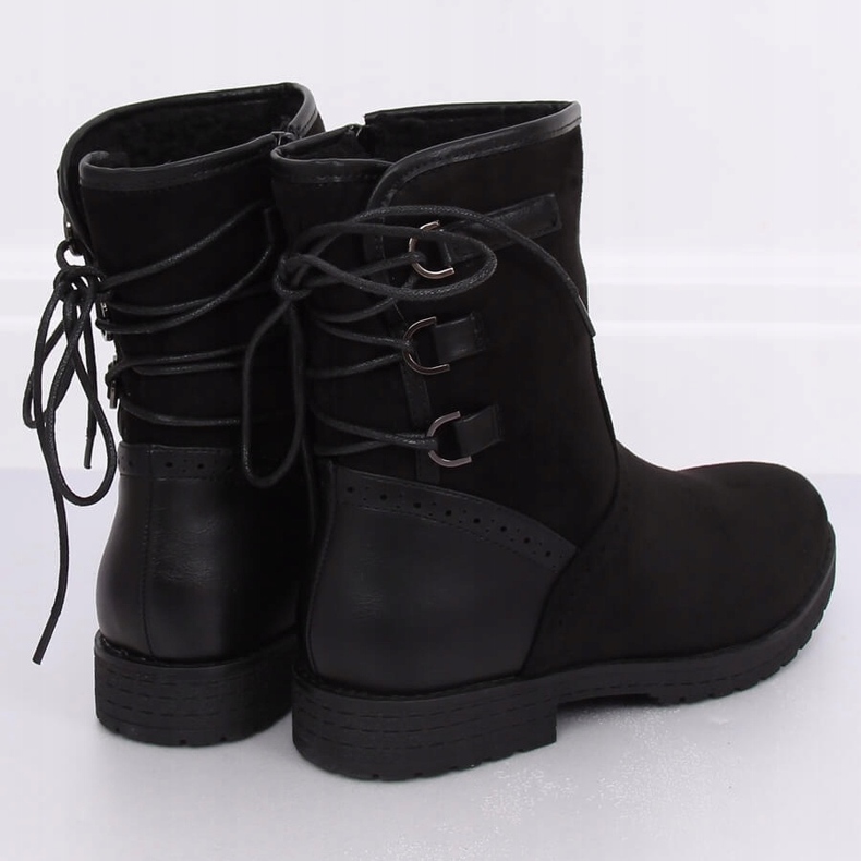 Black insulated boots 8122 Black 1