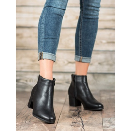 SHELOVET Classic Eco-leather boots black 1