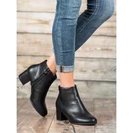 SHELOVET Classic Eco-leather boots black 2