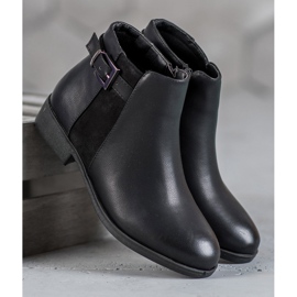 Abloom Flat Heel Boots black 1