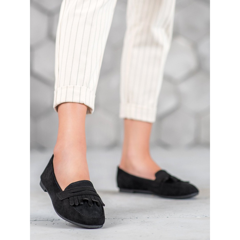 Nio Nio Suede loafers black 1