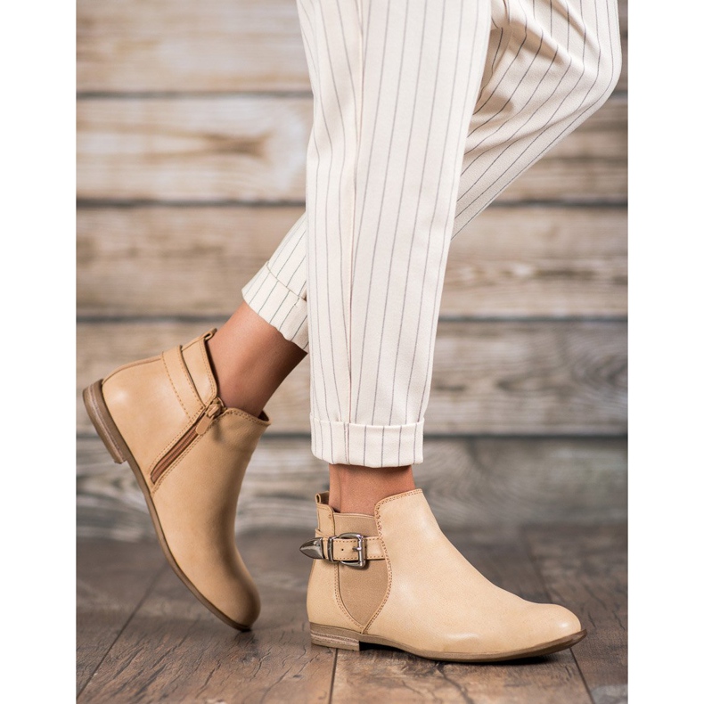 Sixth Sense Boots With Eco Leather With A Buckle brown 2