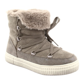 American Club Eskimo Taupe boots beige 1