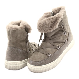 American Club Eskimo Taupe boots beige 3