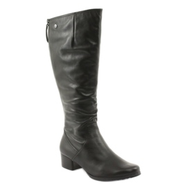Caprice 25500 black adjustable boots 1