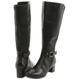 Caprice Stretch boots, width XL 25526 black 4
