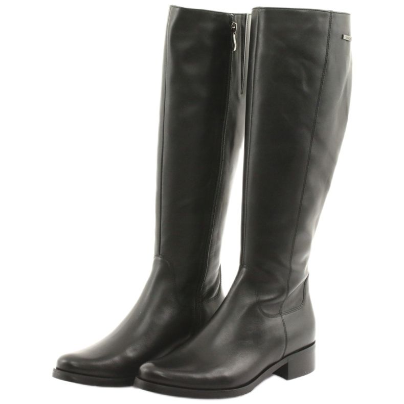 Arka Black boots, black boots 7447 4
