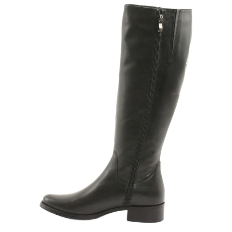 Arka Black boots, black boots 7447 2