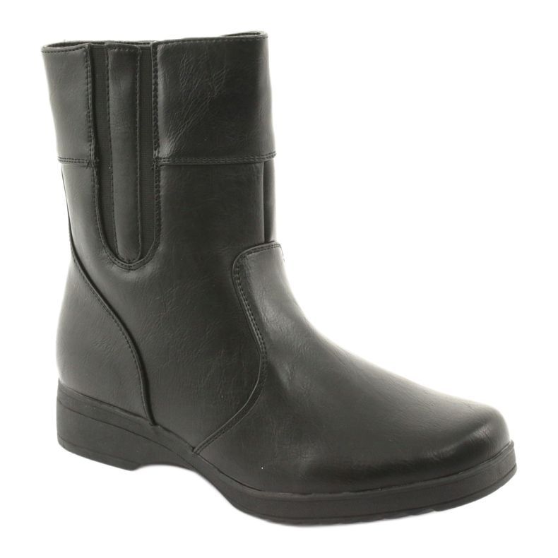 Atletico Wedge boots insulated with black fur 1
