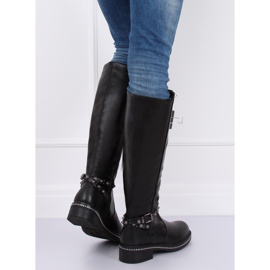 Black boots for women 0-263 Black 2