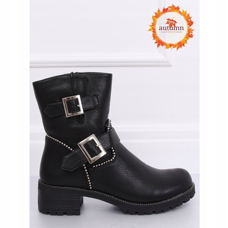 Black military boots A-339 Black 1