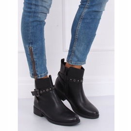 Black Chelsea boots for women KL-578 Black 1