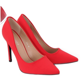 Pumps on a red heel 4014 Red 1