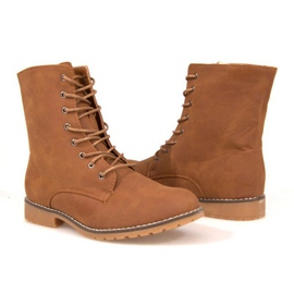 Warm boots Military Q99 Camel brown 1